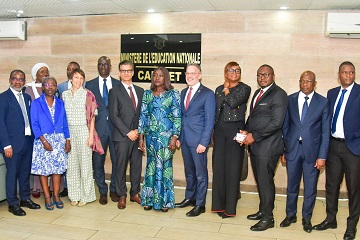 Côte d'Ivoire / Éducation : Professeur Mariatou Koné réitère son engagement à faire du projet CLEF un levier stratégique et reçoit le satisfécit des partenaires